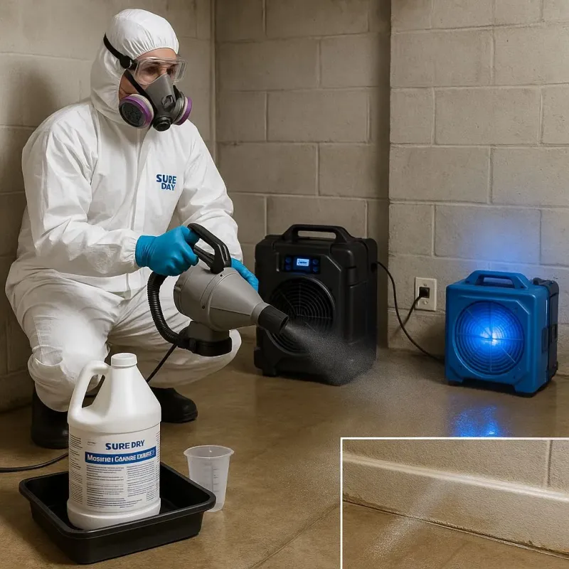 Sanitization and Odor Removal process in Ettrick, VA